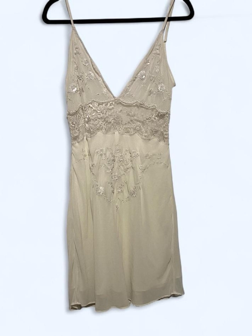 Zara white lace slip dress